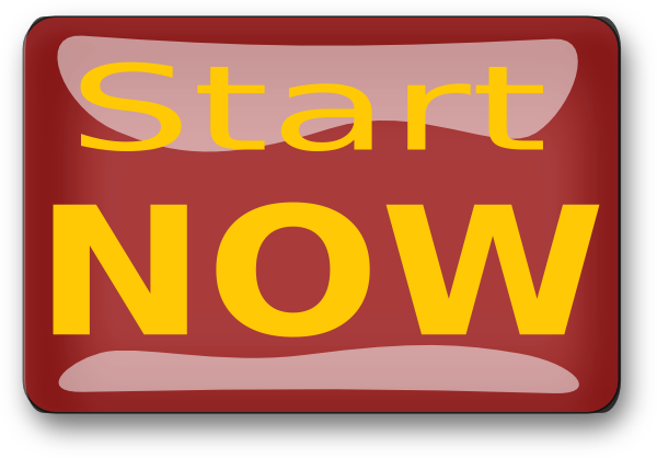 Start Now Icon (600x418), Png Download