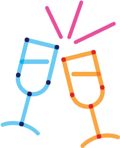 Dringking Glasses Icon - Enduring Community (550x550), Png Download