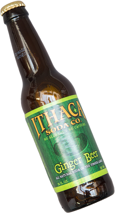 Ithaca - Ithaca Ginger Beer - 12 Fl Oz (390x719), Png Download