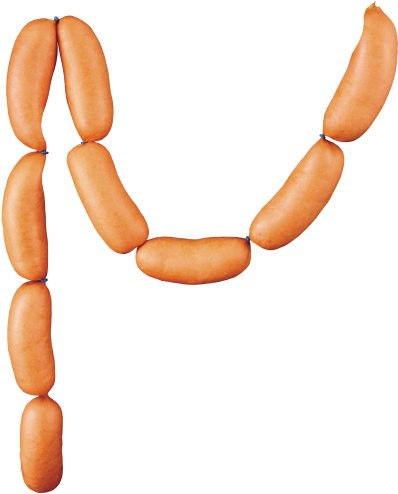 Small Sausages Png Clipart - Sausage Links Clip Art (446x500), Png Download