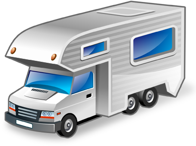 Car, Motorhome, Vehicle Icon - Motorhome Icon (400x400), Png Download