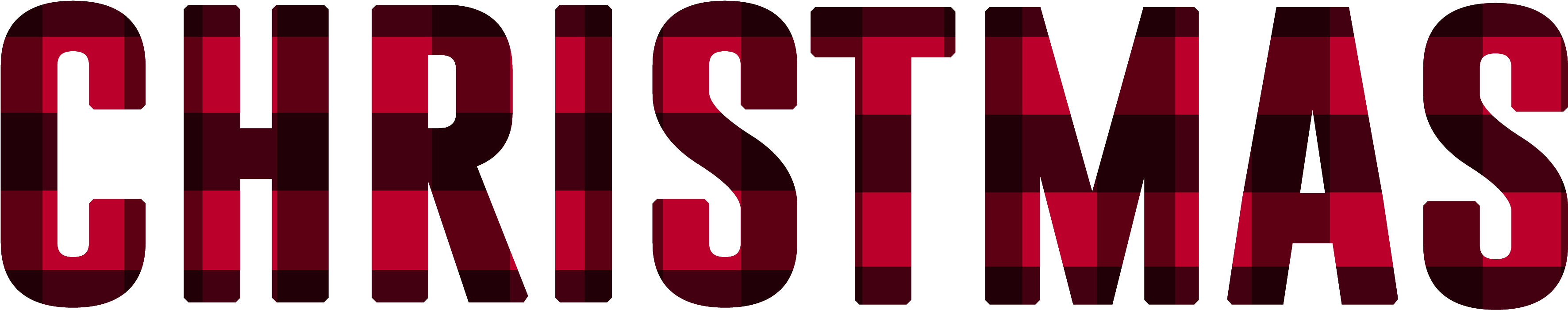 Christmas Buffalo Plaid - Happy Father Days Png (3632x822), Png Download