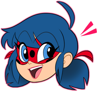 Icon Ladybug Happy - Miraculous Ladybug Webisode Tikki (408x408), Png Download