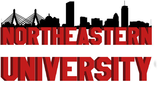 Northeastern University - Northeastern Geofilter (600x1067), Png Download