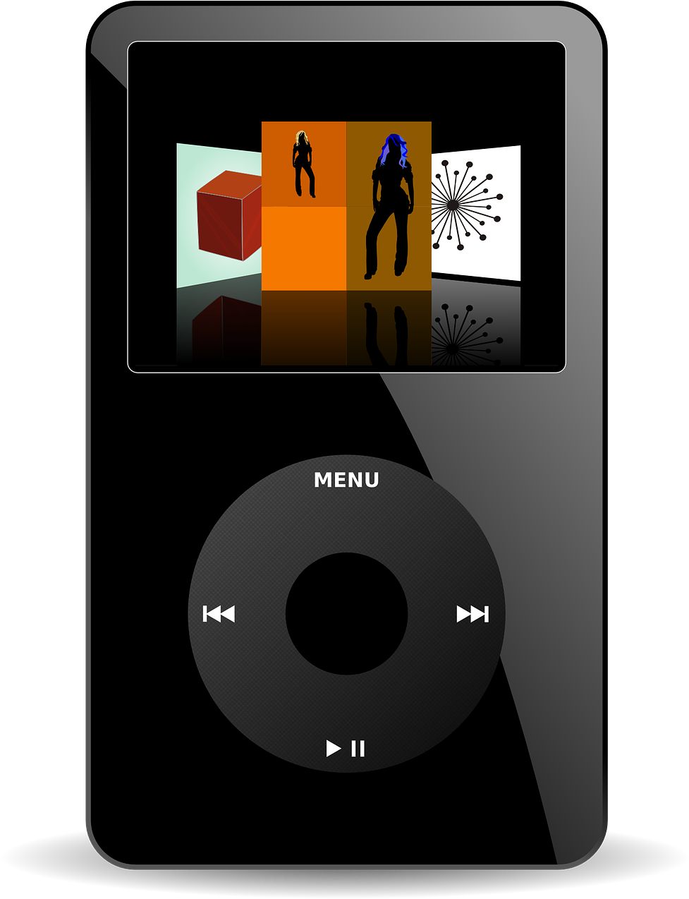 Ipod Shuffle Portable Media Player Mp3 Players Ipod - Ipod Clip Art (573x749), Png Download