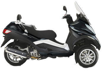 Mp3 300 Touring - Hybrid Scooter In India (350x350), Png Download