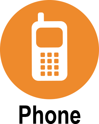Internet / Phone - Telephone (337x422), Png Download