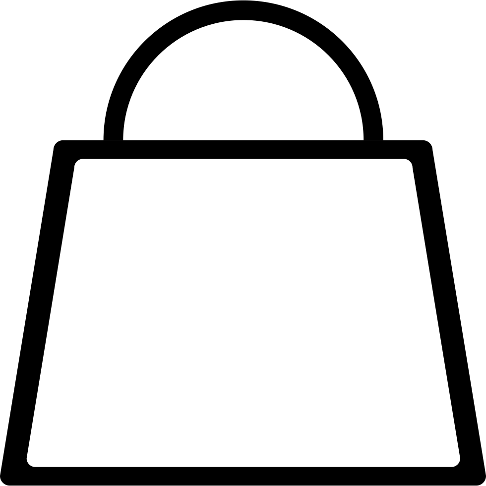 Grocery Bag Icon Png - Bag Symbol Transparent (980x980), Png Download