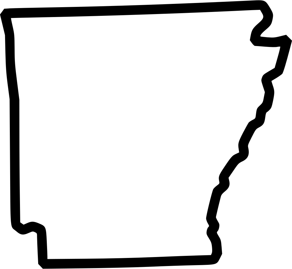 Arkansas Comments - Arkansas State Outline Svg (980x900), Png Download