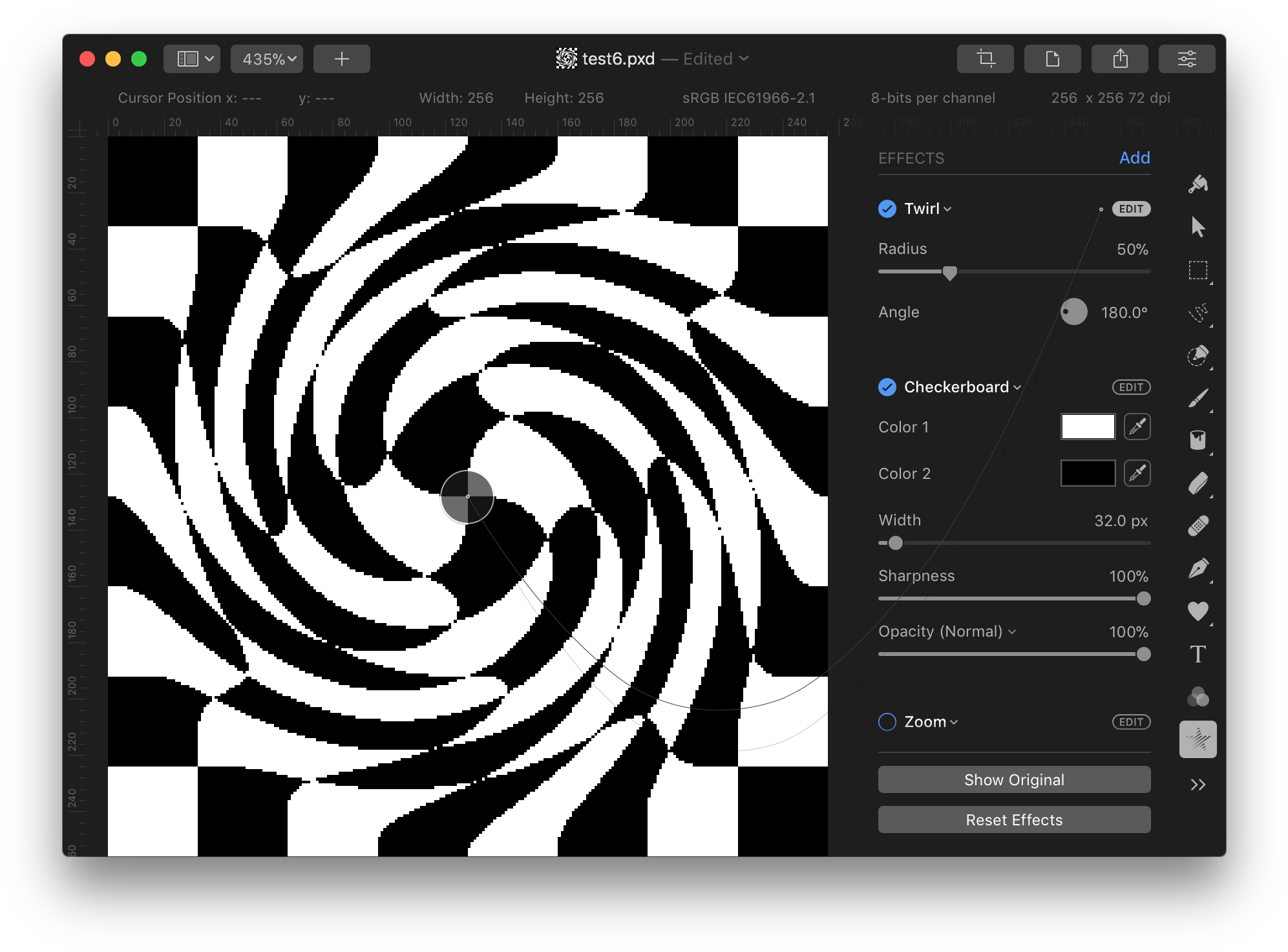 And Found The Result To Be Blocky With No Shades Of - Graphics Software (2024x1496), Png Download