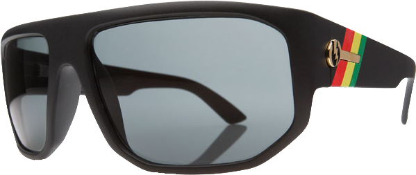 Want To Score A Pair Of These Electric Visual Bpm Shades - Black Rasta Electric Sunglasses (599x253), Png Download