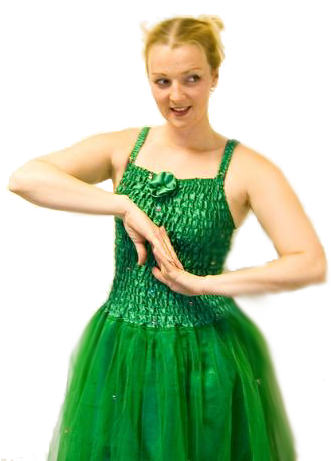 Tinkerbell Flies Into Lancing Children's Entertainer - Girl (332x474), Png Download