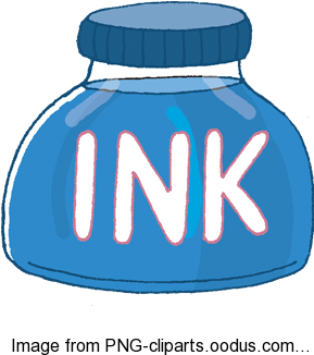 Bottle Cliparts - Ink Pot Clipart Png (600x400), Png Download