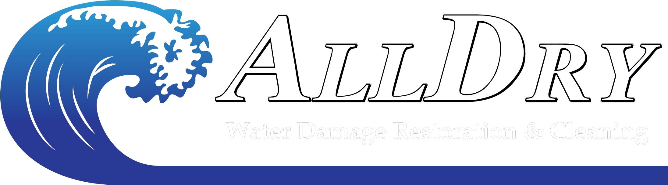 Water Damage Cleaning - All Dry (2191x639), Png Download