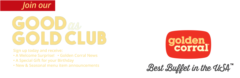 Golden Corral® Best Buffet In The Usa™ Join Our Good - Golden Corral Coupons (944x340), Png Download