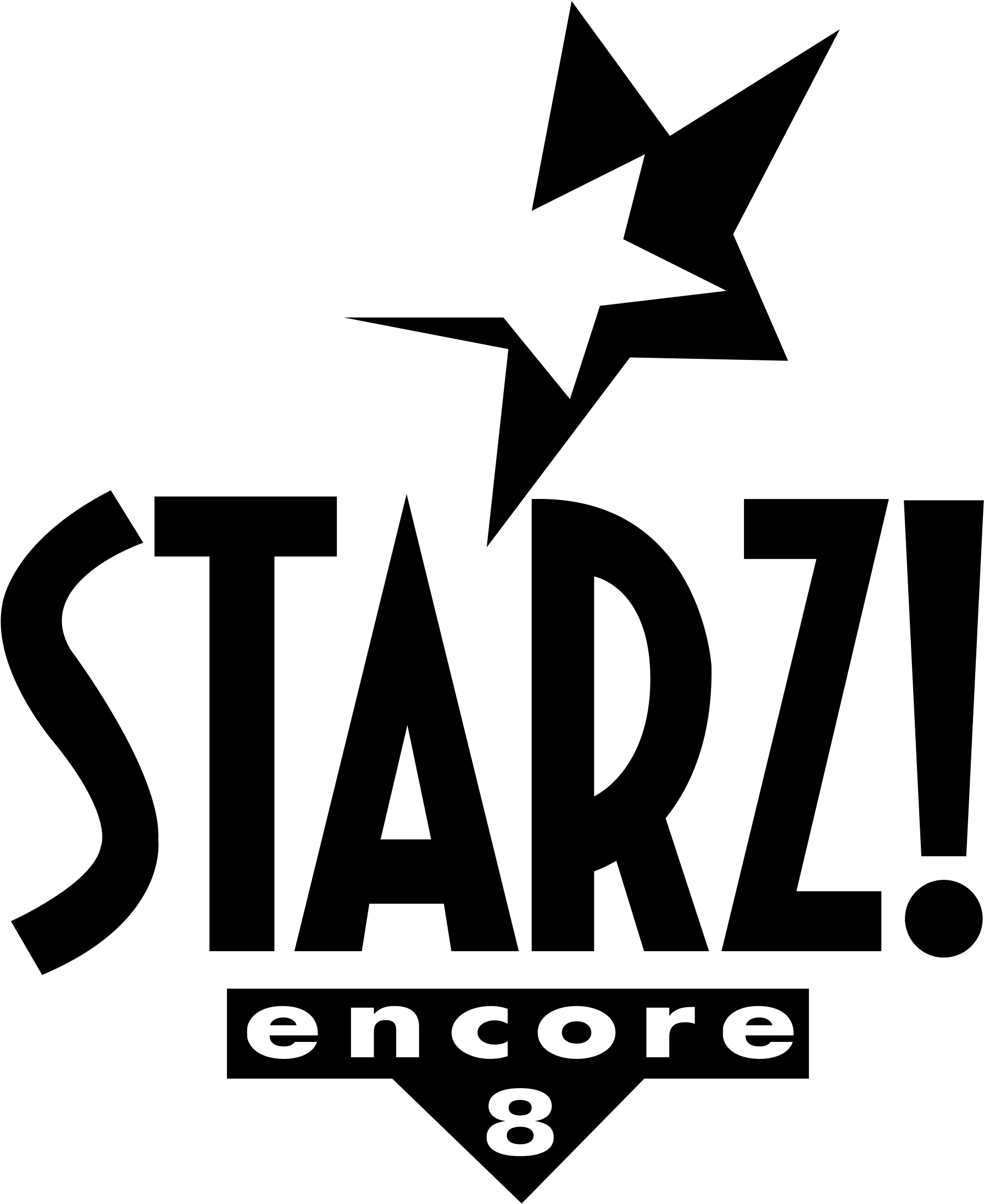 Starz Logo Png Transparent - Encore 8 Starz Logo (2400x2400), Png Download