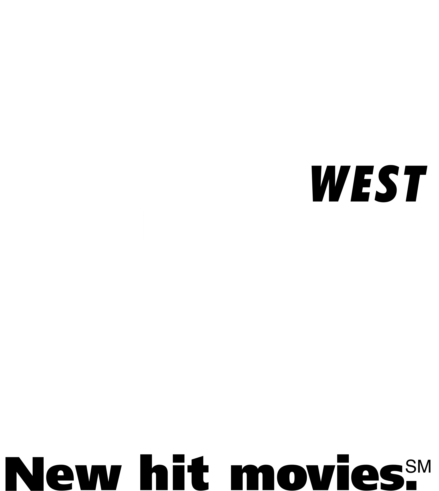 Starz West Logo Black And White - Portable Network Graphics (2400x2400), Png Download
