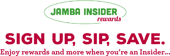 Jamba Insider Rewards - Jamba Insider (690x222), Png Download