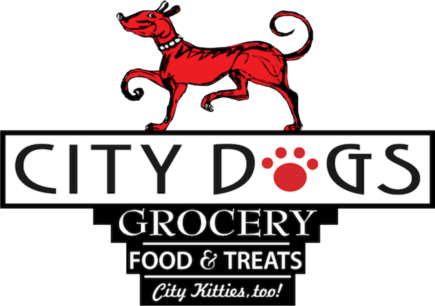 City Dogs Grocery (1800x1800), Png Download