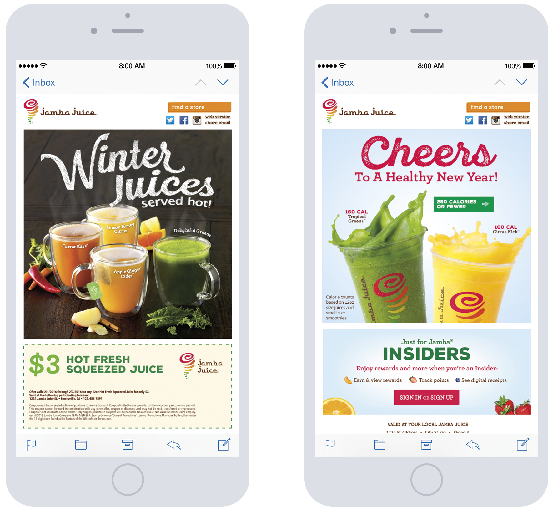 Jamba Juice Has Been Serving Up Smoothies, Juices, - Mobile Phone (1920x1698), Png Download