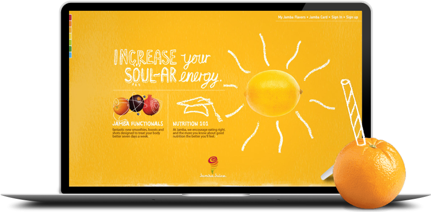Lrxd Helped Jamba Juice Attain 100,000 Buy One Get - Tangerine (880x454), Png Download