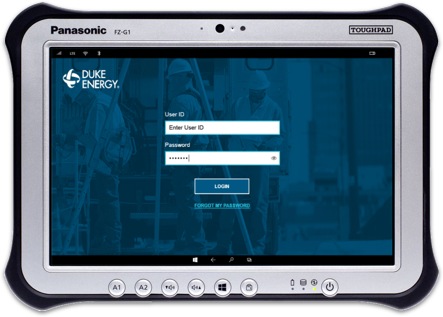 Designed The Experience Of Vegetation Management, Supply - Panasonic G1 Tablet (443x317), Png Download