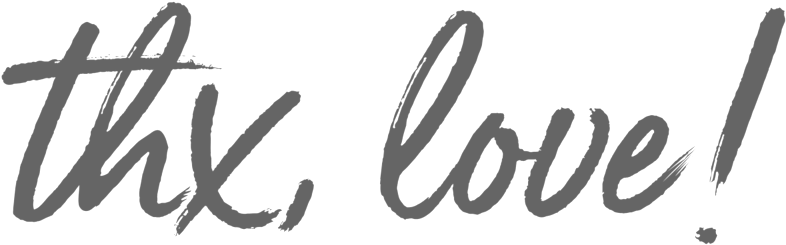 Thx, Love (1000x333), Png Download