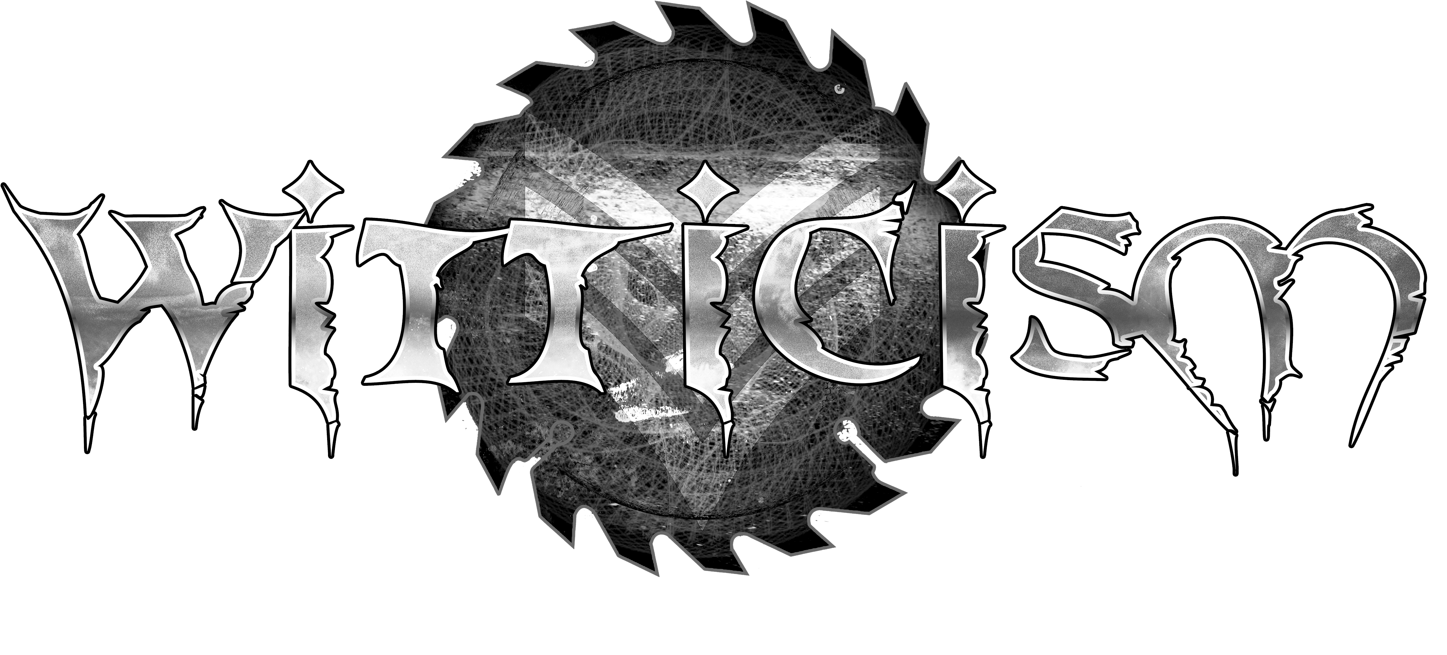 Logo Wt On Blank 300dpi A3 - Saw Blade Silhouette (5137x2430), Png Download