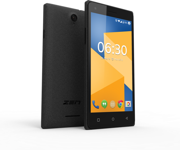 Indian Mobile Manufacturer - Zen Mobile Cinemax Force (573x480), Png Download