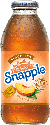 Snapple Peach Tea (250x500), Png Download