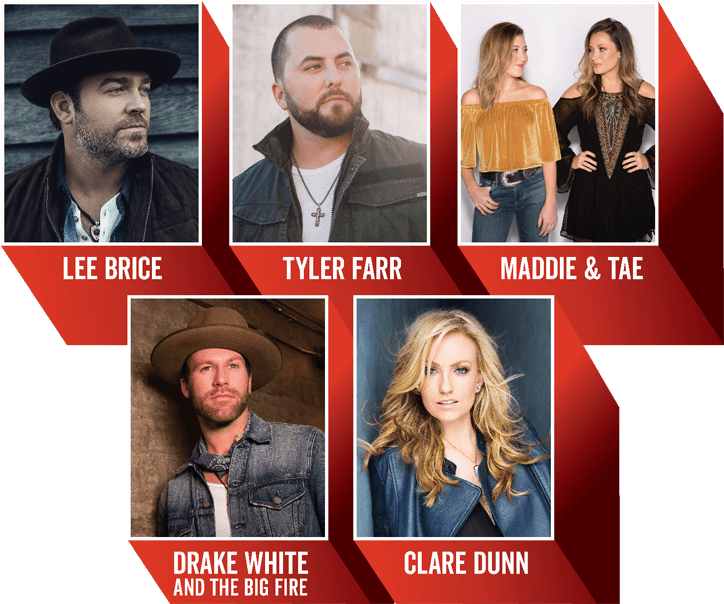 Country Roads Stage Line Up - Thor (940x604), Png Download