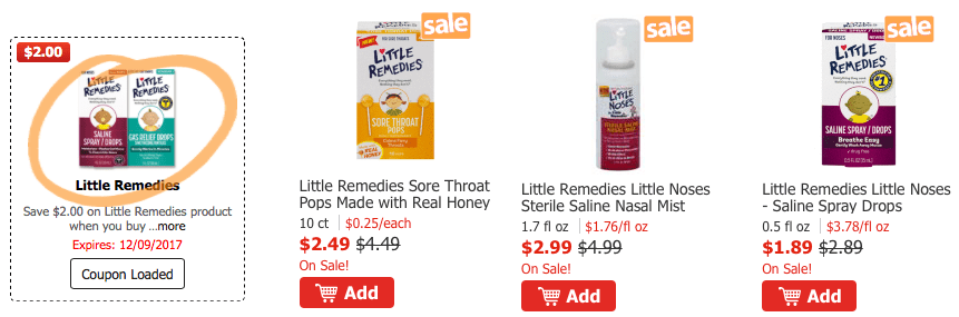 Shoprite Through 11/4 - Little Remedies For Sore Throat Pops, Made Of Honey (889x349), Png Download
