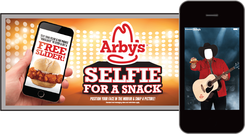 Arby's Interactive Ad Campaign - Arby's Seasoned Curly Fries, 40 Oz (1200x600), Png Download