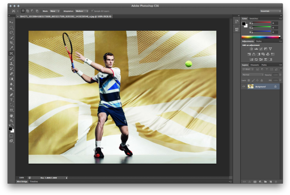 Adobe Announces Photoshop Cs6 Beta, Comes With 65 New - Stella Mccartney Mens Adidas (606x413), Png Download
