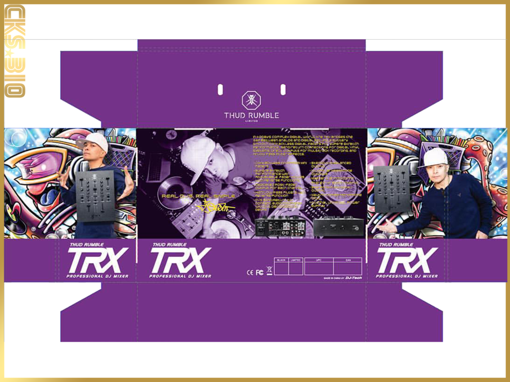Trx Logo For Brochure/box - Dj Qbert (1000x750), Png Download