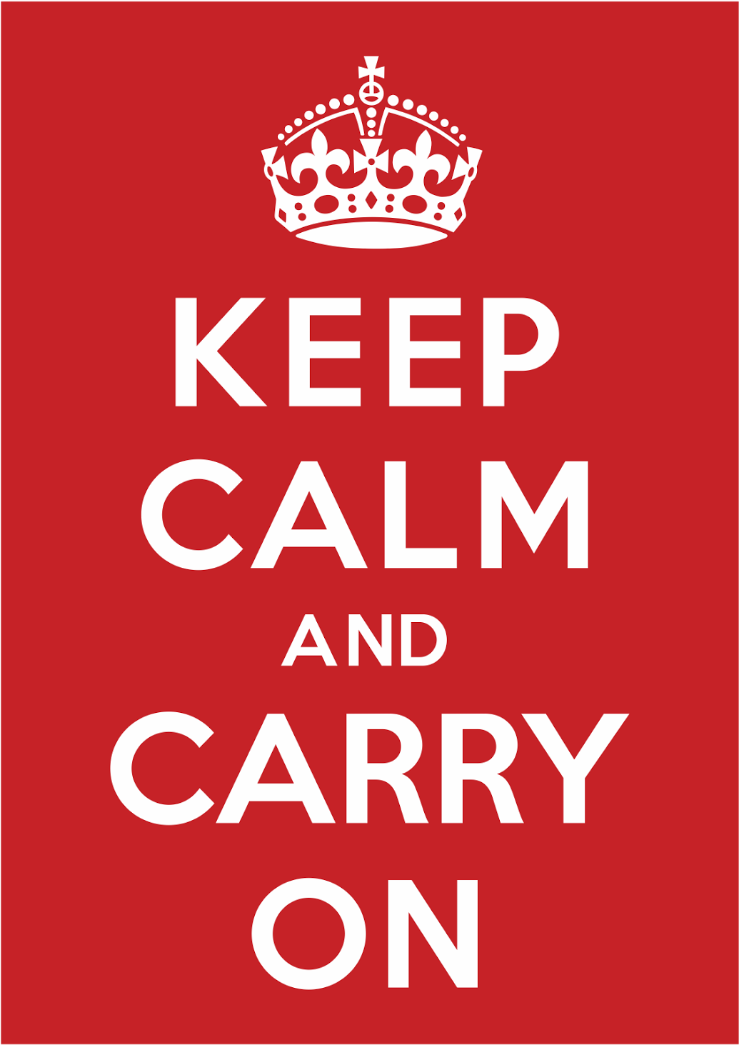 Keep Calm And Carry On Logo Vector - Keep Calm And Carry (1136x1600), Png Download