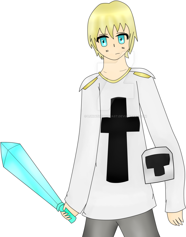 Garroth Minecraft Diaries By Lunatheoutcast-d99mqbe - Drawing (1024x1325), Png Download