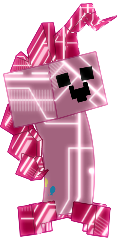 Baxtermega, Creeper, Minecraft, Pinkie Pie, Safe, Simple - Minecraft Creeper Pinkie Pie (400x801), Png Download