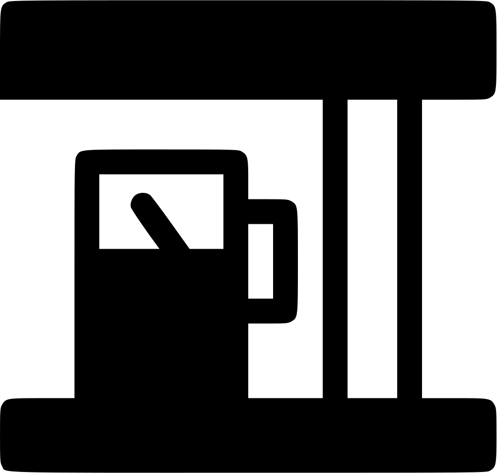 Gas Station - (981x932), Png Download