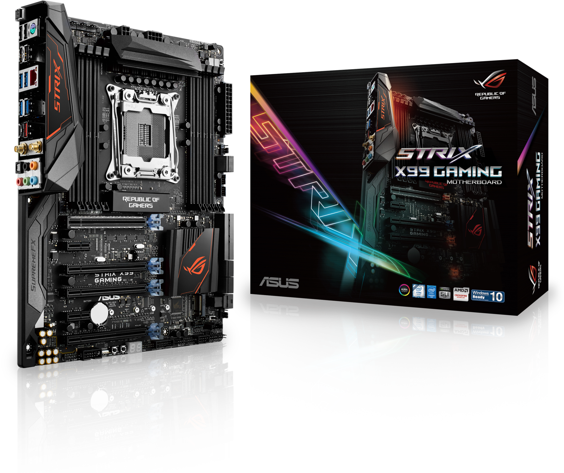 The Gamer's Edge For X99 - X99 Rog Strix (1920x1920), Png Download
