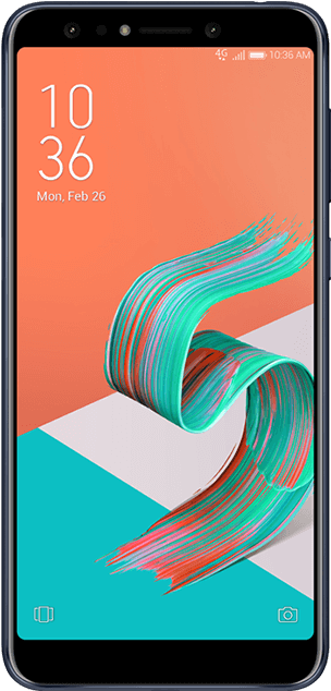 Asus Zenfone 5q 64 Gb Midnight Black Front - Asus Zenfone 5 (710x710), Png Download