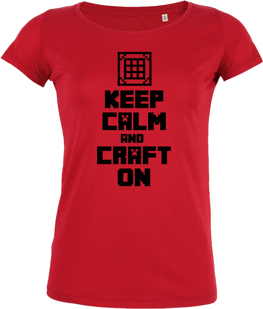 Keep Calm And Craft On T-shirt Stella Loves Red - Public Service Broadcasting T Shirt (1044x1044), Png Download