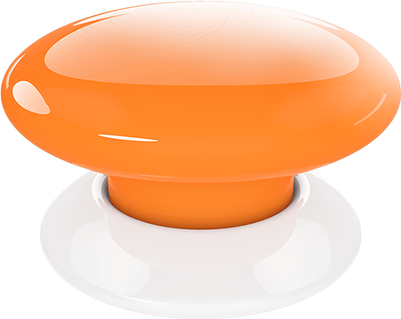 Fibaro Fgpb 101 - Fibaro The Button Orange (750x750), Png Download