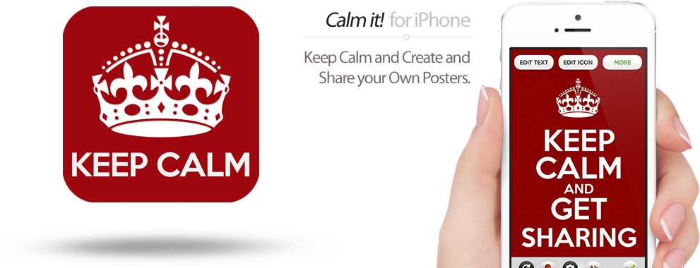 Calm It Keep - Keep Calm And Carry (1000x390), Png Download
