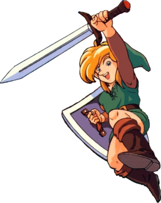 Link - Legend Of Zelda Link's Awakening Link (316x399), Png Download
