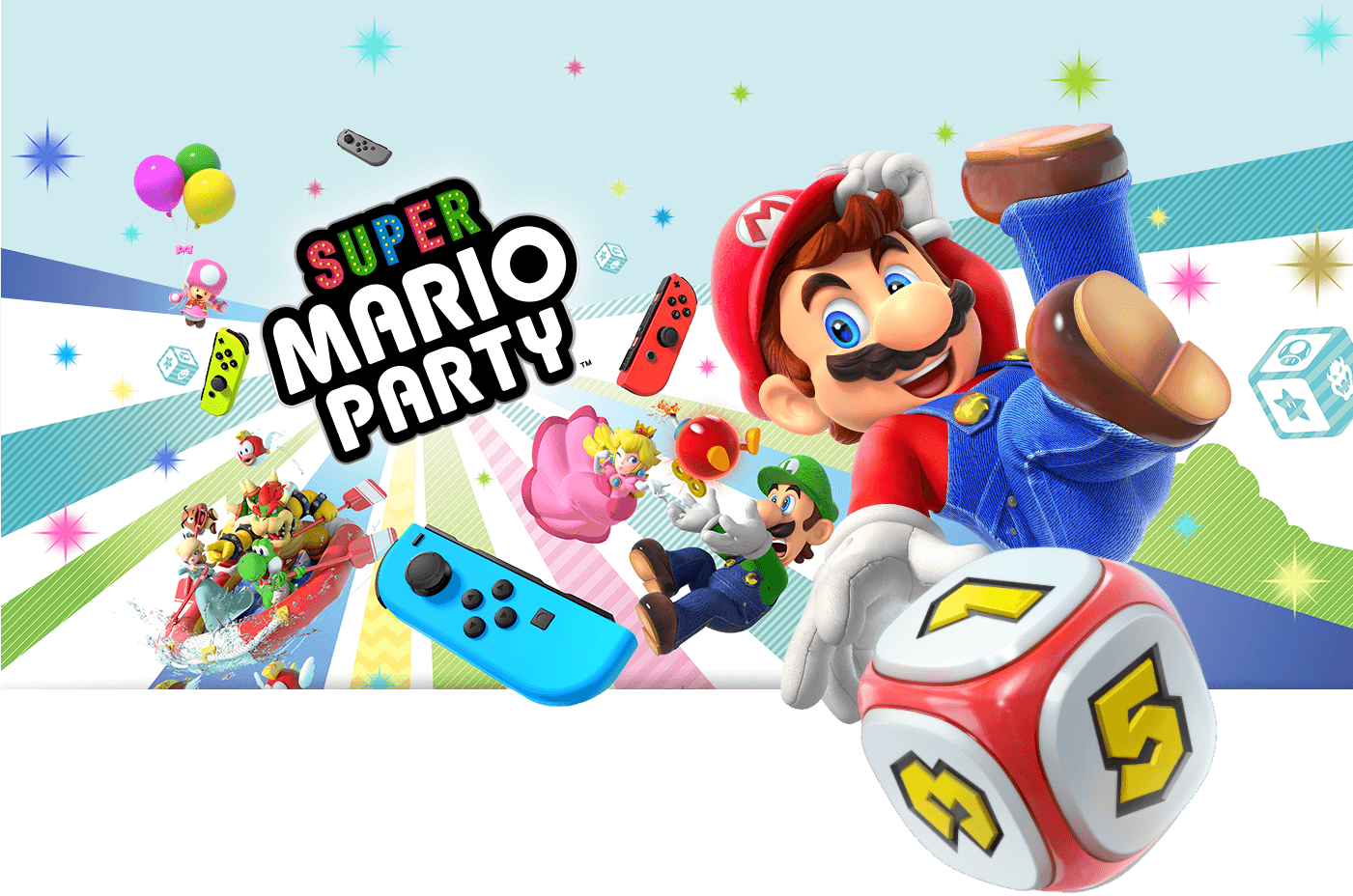 Already Registered - Super Mario Party Switch (1401x928), Png Download