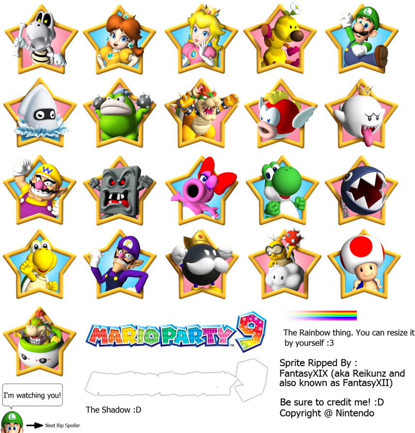 Princess Peach Clipart Mario Party 9 - Mario Party (900x900), Png Download