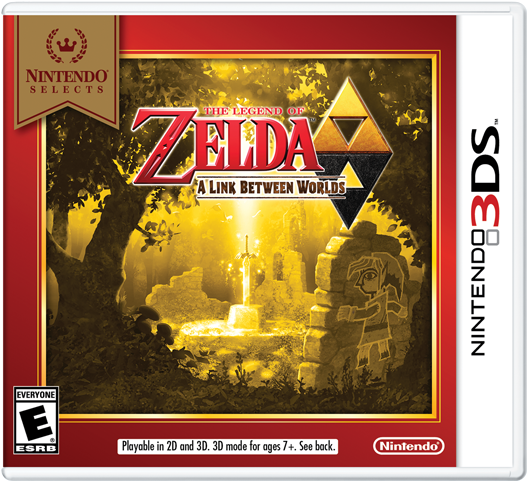 The Legend Of Zelda - Link Between Worlds Nintendo Selects (640x480), Png Download
