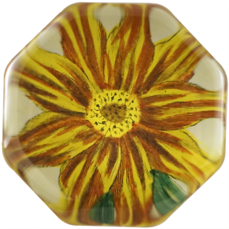 Orange Aster Orange Aster - Crystal (500x500), Png Download