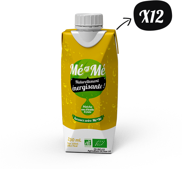 Pack X12 Mé-mé Énergisante - Boisson Mé-mé Énergisante - 330 Ml (600x600), Png Download